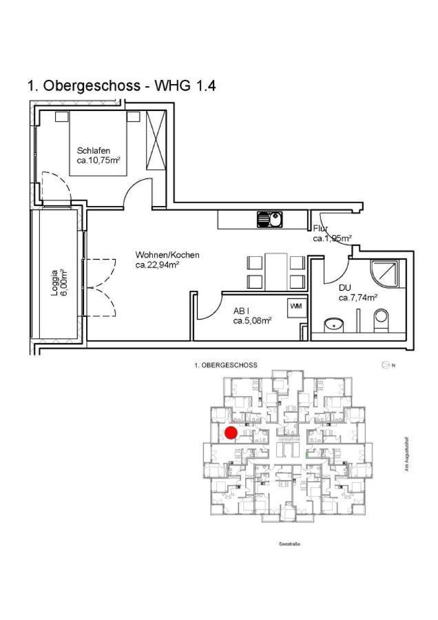 Ferienwohnung Strandvilla Augustusbad 14 シャルボイツ エクステリア 写真
