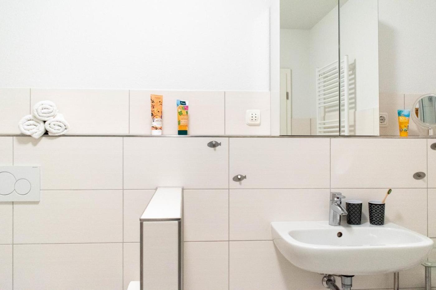Ferienwohnung Strandvilla Augustusbad 14 シャルボイツ エクステリア 写真