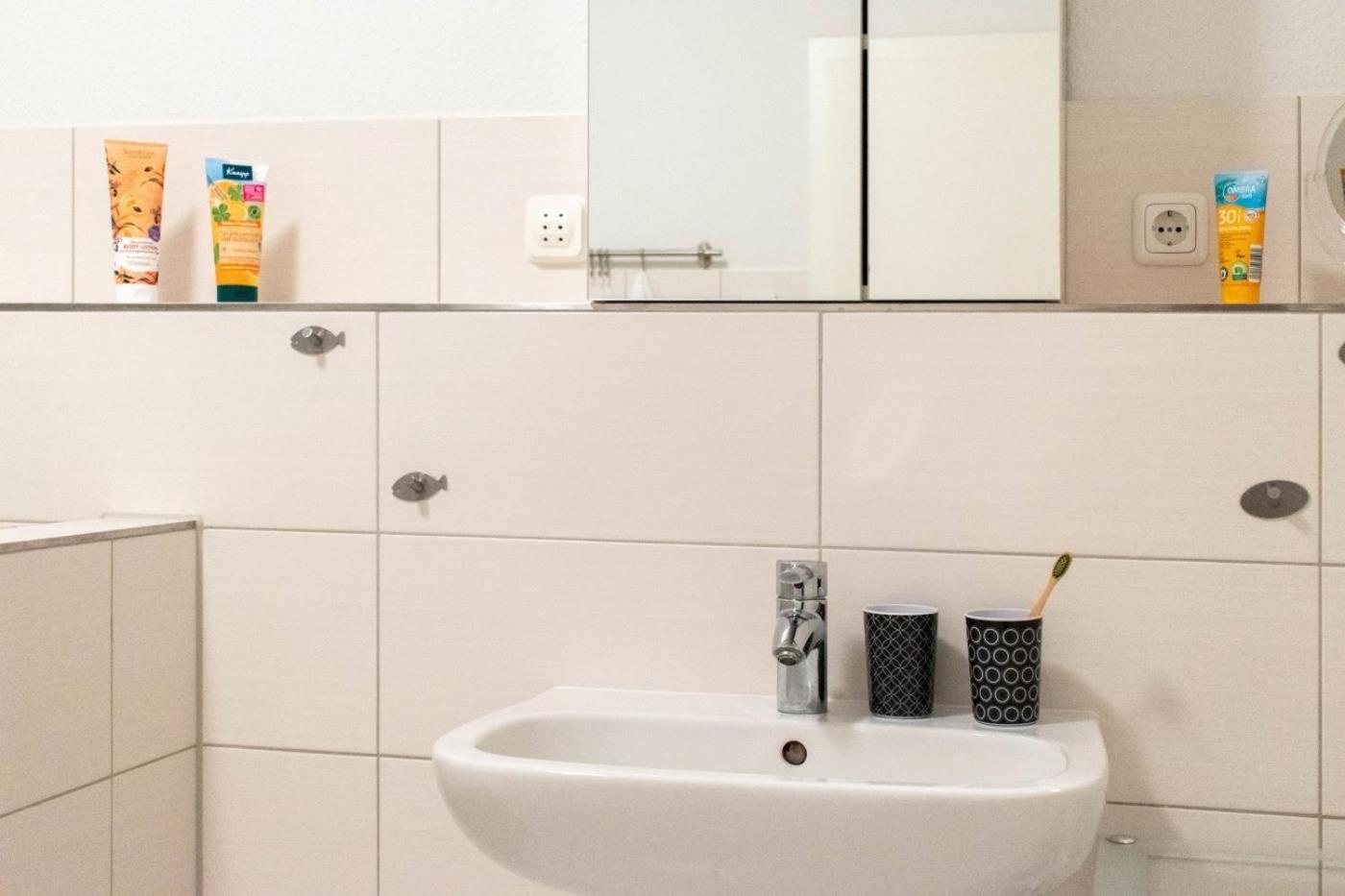 Ferienwohnung Strandvilla Augustusbad 14 シャルボイツ エクステリア 写真